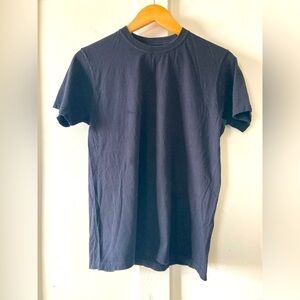 SAKS Fifth Avenue Small black tee shirt 100% supima cotton basic black tee